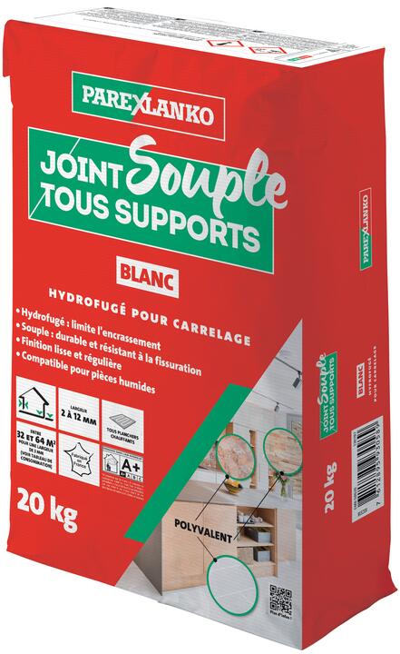 JOINT SOUPLE TOUS SUPPORTS BLANC 20KG